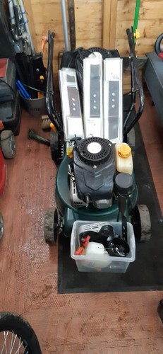 Petrol push lawnmower - b&q,